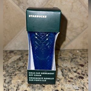 Last one! New with Tags Starbucks Cold Cup 2022 Ornament Keychain